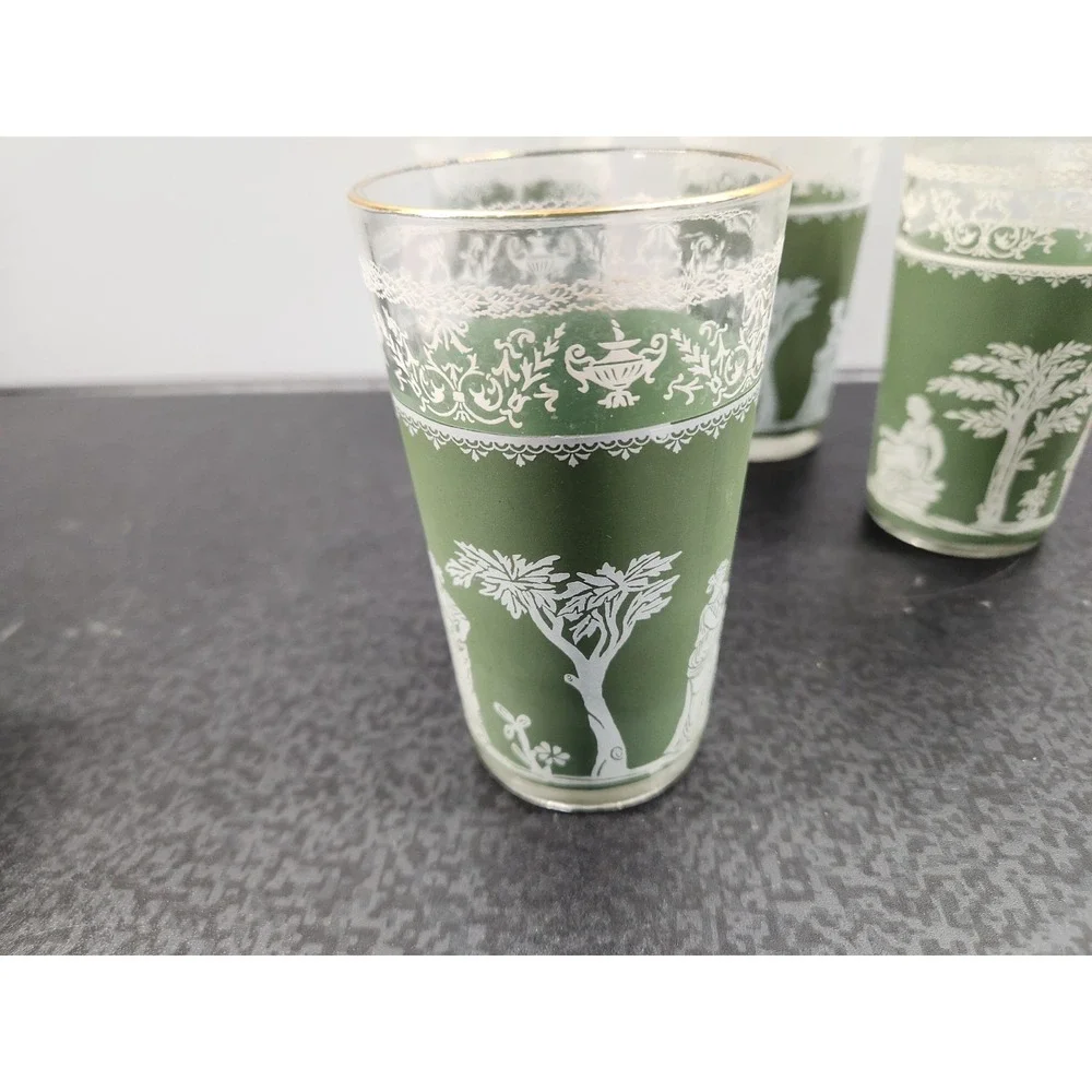 Set of 4 Vintage Wedgwood Jasperware Jeanette Green Hellenic 5